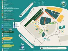 Pistekaart Pente à Neige – Montreal