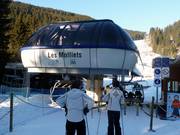 Les Molliets - 6-persoons hogesnelheidsstoeltjeslift (koppelbaar)