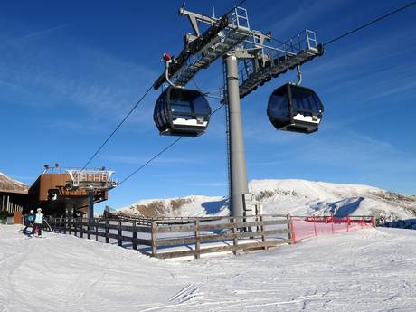 Sarntaler Alpen: Grootte van de skigebieden – Grootte Meran 2000