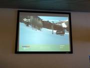 Webcam van het skigebied in het dalstation