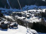 Uitzicht op het dalstation Valisera/Grasjoch