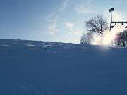 Het enige moeilijke stuk piste