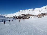 Makkelijke piste in Val Thorens