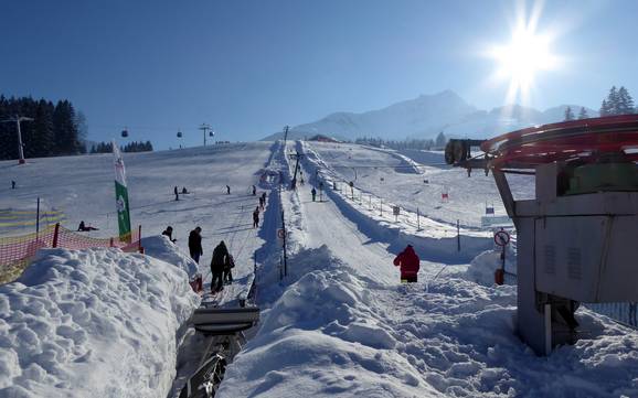 Skigebieden voor beginners in  de vakantieregio St. Johann in Tirol – Beginners St. Johann in Tirol/Oberndorf – Harschbichl