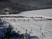 De oefenhelling vanaf Steinbrink