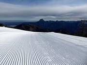 Geprepareerde piste op de Feuerkogel