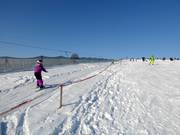 Skilift en piste in Landsberied