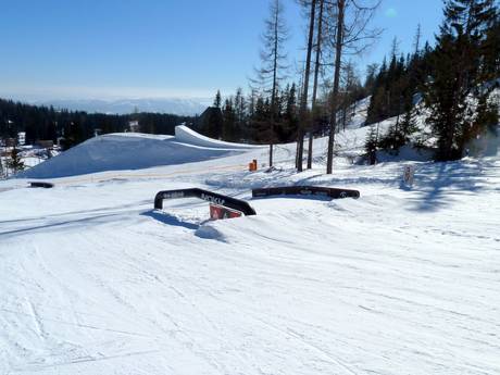 Snowparken oosten van Slowakije – Snowpark Štrbské Pleso