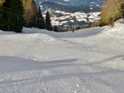 Rode piste bij de Feldherrnhügellift