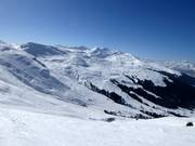 Uitzicht vanaf de Stein op de Piz Sezner