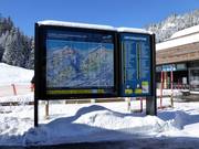 Informatiebord bij het dalstation