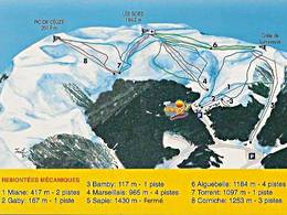 Pistekaart Céüze 2000 – Gap