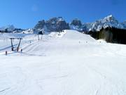 Piste bij de Kreuzbergpass