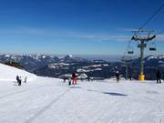 Gemakkelijke piste Hornabfahrt