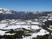 Talrijke accommodaties in de Kaiserwinkl