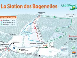 Pistekaart Les Bagenelles – Sainte-Marie-aux-Mines