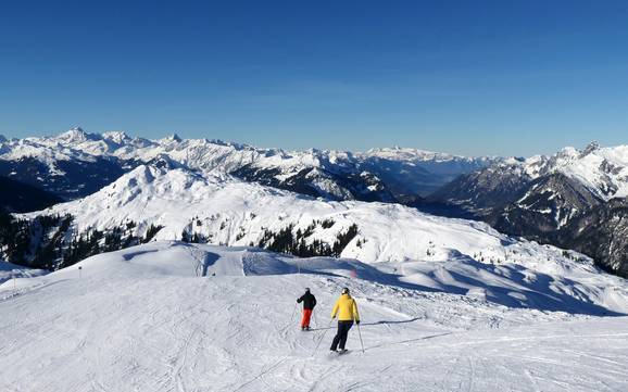 Grootste hoogteverschil in de Alpenregio Bludenz – skigebied Sonnenkopf – Klösterle