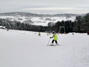 Lichte en brede afdaling