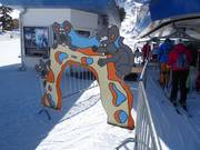 Leuke kinderingang bij de Zirmbahn