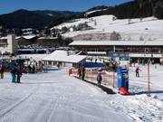 Tovermat in het oefengebied