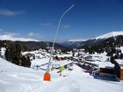 Lanzenbesneeuwing bij de Engländerlift