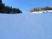 De moeilijke noordafdaling op de Rittisberg