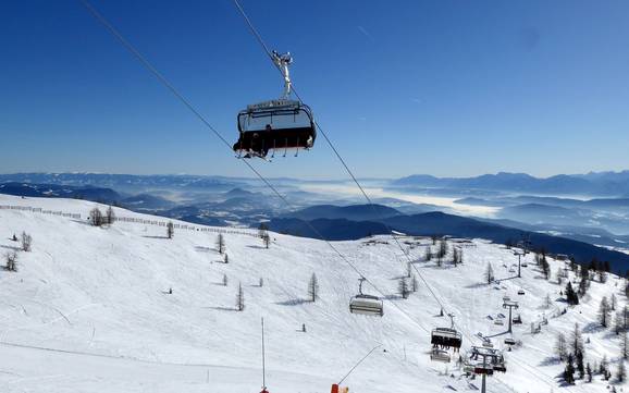 Beste skigebied in het district Villach Land – Beoordeling Gerlitzen