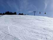 Familie-afdaling naar het middenstation