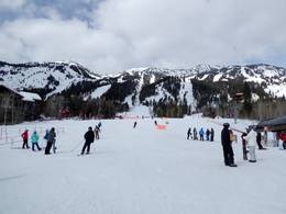 Skigebied in Teton Village