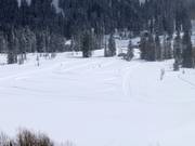 Loipe in het Solitude Nordic & Snowshoe Center