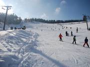 Uitzicht richting de berg