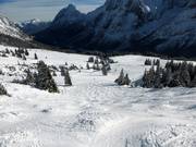 Buckelpiste in het Gaistal