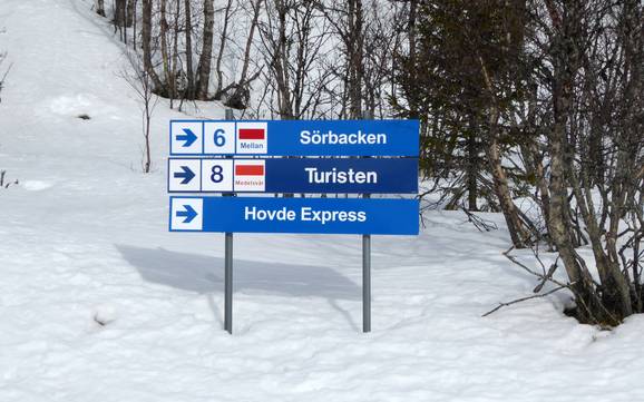 Vemdalen: oriëntatie in skigebieden – Oriëntatie Vemdalsskalet