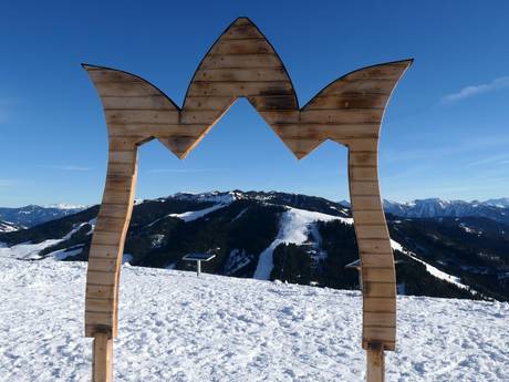 Salzburger Schieferalpen: Grootte van de skigebieden – Grootte Hochkönig – Maria Alm/Dienten/Mühlbach