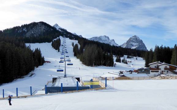Grootste skigebied in het Wettersteingebergte en Mieminger Kette – skigebied Garmisch-Classic – Garmisch-Partenkirchen
