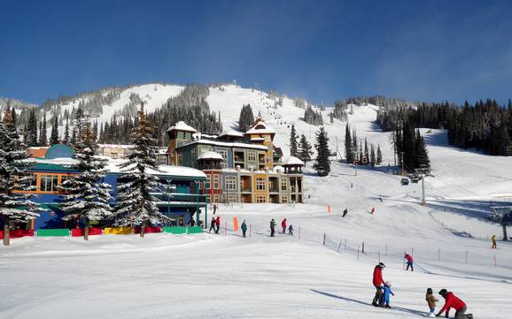 Grootste hoogteverschil in het regionaal district North Okanagan – skigebied SilverStar