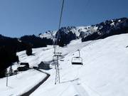 Laucheren - 4-persoons hogesnelheidsstoeltjeslift (koppelbaar)