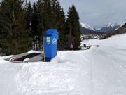 Transportband Pfarrhügel net iets boven het dalstation Gschwandtkopf