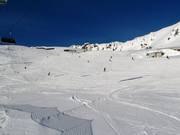 Makkelijke piste bij de Parsenn Rapid