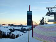 Pistebewegwijzering op de Postalm