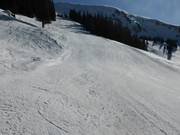 Middelzware afdaling tussen Planplatten en Gummenalp