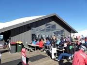 Zonneterras bij het Sky High Café