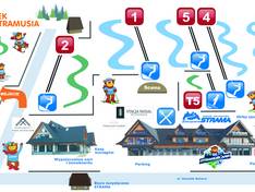 Pistekaart Nosal – Bystre