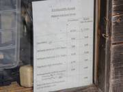 Prijsinformatie bij de kassa