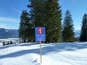 Opvallend waarschuwingsbord