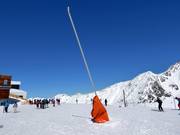 Sneeuwlans bij de Pardatschgrat