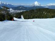 Piste op middelhoge hoogte