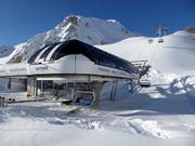 Tonale Occidentale - 4-persoons hogesnelheidsstoeltjeslift (koppelbaar) met kap