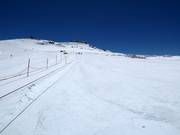 Makkelijke piste bij de Babylift Gletscherboden