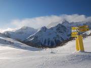 Piste van het dalstation Bettaforca naar Ciarcerio